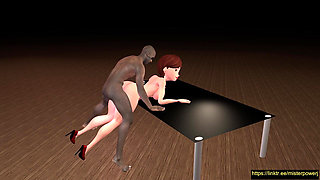 Helen Doggy in the Office Desk