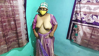 After Shower Sex with Saree and She Love It