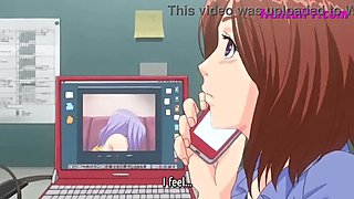 Anime Teen Babe's Naughty Game with Stepbrother - HENTAI