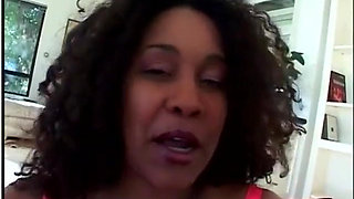 Black and white huge natural boobs fucking...cum in mouth