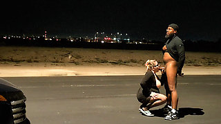 Thick BBW wife public fun with husband after a night out! BadBlondieMonroe