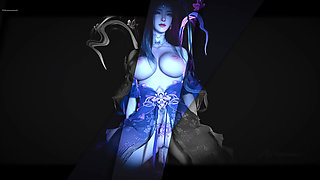 3D Hot Cosplay Super Model Naked Her Perfect Boobs Got Fucked