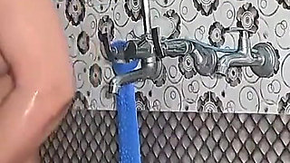 Cum Swallowing Fuck in Bathroom Hardcore Sex