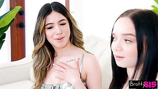 Hd dirt with sex hungry Parker Ambrose and Selina Imai from Bratty Sis