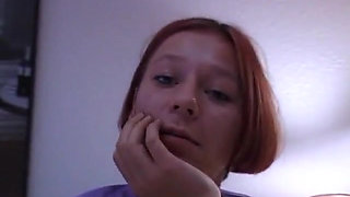 Thea likes to finger her asshole