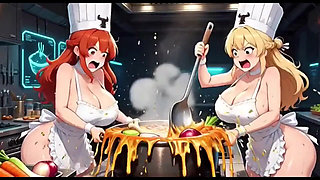 Funny Cook Video, Ai Animation