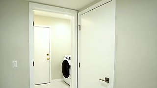 Girls Out West Charming amateur girl toys her hairy pussy