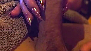 Squirts on Cock Then Gives a Perfect Handjob