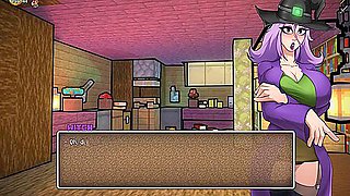 Minecraft Horny Craft - Hot Naked Witch And A Blowjob By Loveskysanhentai - Car Toon