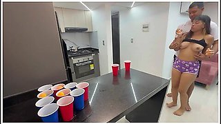 I Teach My Stepsister A New Game So I Can Strip Her And Fuck Her Hard And Nice And Give Her My Milk