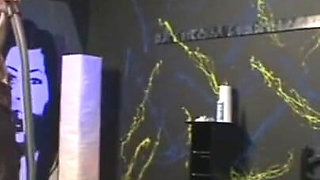 Humiliating dildo penetrated in pussy in ass