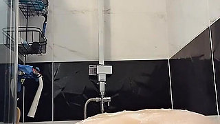 Anal Masturbation in Shower