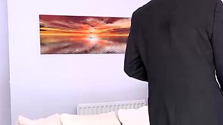 Mature Redhead Granny Gets Pounded by Big Black Cock