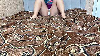 Reading a Book with Legs Spread in White Panties, Especially for Fetishists