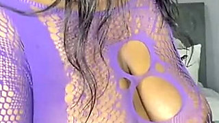 Fat Ass BBW Masturbating & Stripteasing