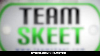 Dyked - cougar educator Sara Jay fucks Tiny Teen