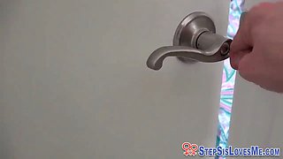 Teenie sis swallows