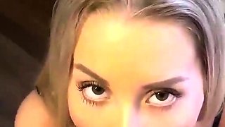 Real amateur slut gloryhole blowjob cumshot