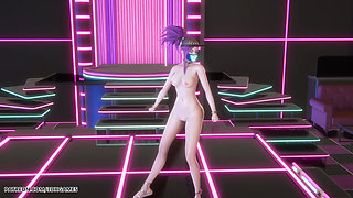 Mmd Hwasa - Na - Akali Sexy Naked Dance League of Legends Hentai Uncensored