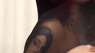 Goddesses Kissing and Licking Each Other Encased in Nylon!