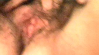 Hairy Vagina of Mature MILF Close up