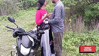 Indian Desi Kavita Fuck With Boyfriend In Jungle In Doggy Style Cheating On Husband , Play Romanitc Sex With Lover