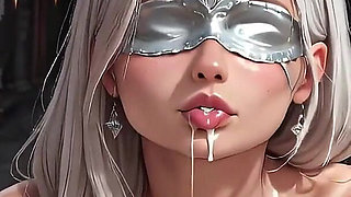 Fast Action - Petite White Hair Babe Shuts up Her Critics with Her Tight Wet Pussy