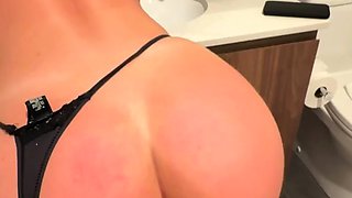 Ella Bleu POV Quickie Sex In The Bathroom
