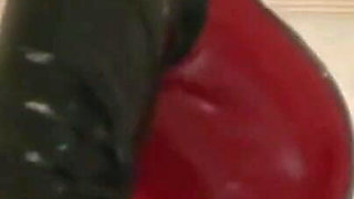 Foot fetish humiliating in the bathroom
