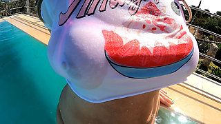 Bathing Fun with a Hot Slut