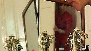 Step-mum Catches College Girl Mila at Her Dressing Table Face Slapping Punishment Wmv