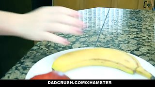 Dadcrush - naughty teenage convinces stepfather to fuck her