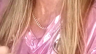 Pink Wet Look with Fisting Toy