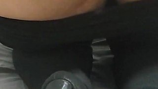 My wife seducing with high heels