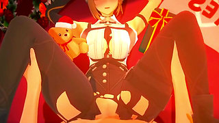Zenless Zone Zero - Horny Evelyn Squirting Everywhere While Taking a Deep Creampie - 3D Hentai Animations