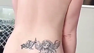 We found a face secretly in the middle of our panties