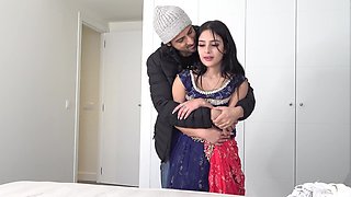 Cute Desi Teen Fucked Hard in Booty and Pussy by Bro in law