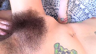 Amateur Brunette Anal Toy