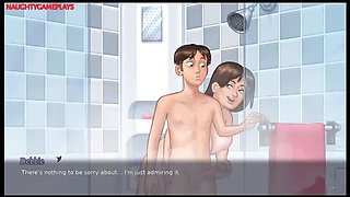 Summertime Saga Part 28: Horny MILF Rides Huge Monster Cock in 3D Animation