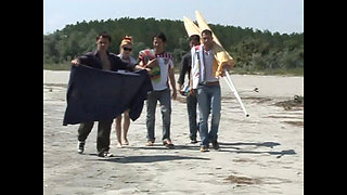 Outdoor Sex with the Blonde Slut in Heat!