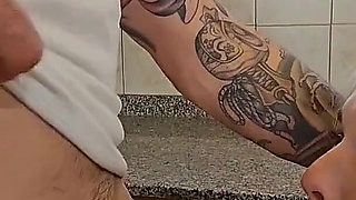 Punishment for My Servant Stepmom for Coming, Made up and Without Thong, to Clean My House.