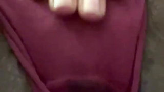 Rubbing My Pussy Threw My Pants Dripping Wet Orgasms