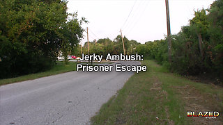 Christina Skye - Escape Prisoner Blowjob