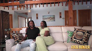 Chocolate Ebony Surrenders to Big BBC Booty Passion