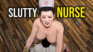 Desi Indian Slutty Nurse Deepthroats Her Patients Cock & Gets Her Tight Pink Pussy Licked