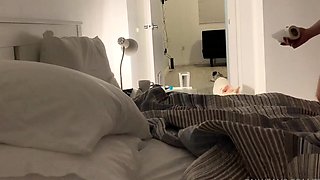 Cute brunette amateur blowjob