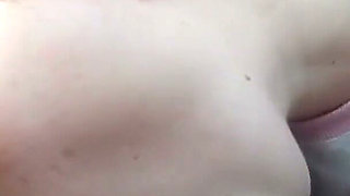 Girl Next Door Sucks a Hitchhiker in the Car (English Subtitles)