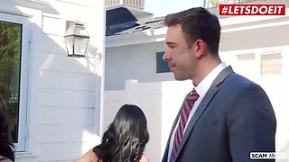 Horny Daddy Bangs 3 Dirty Bunnies - Cindy Starfall, Melissa Moore & Ember Snow Foursome