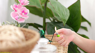 Asian Tight Teen Ass Destroyed by a Nuru Massage