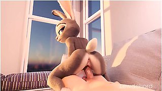 Judy Hopps Riding Your Cock With Car Toon